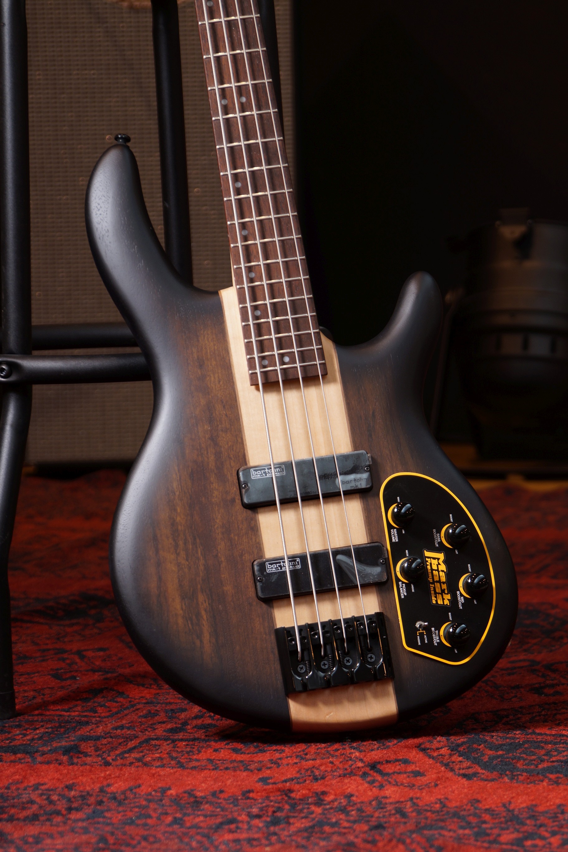 Cort E-Bass C4 Plus OVMH, Open Pore Antiqe Brown Burst