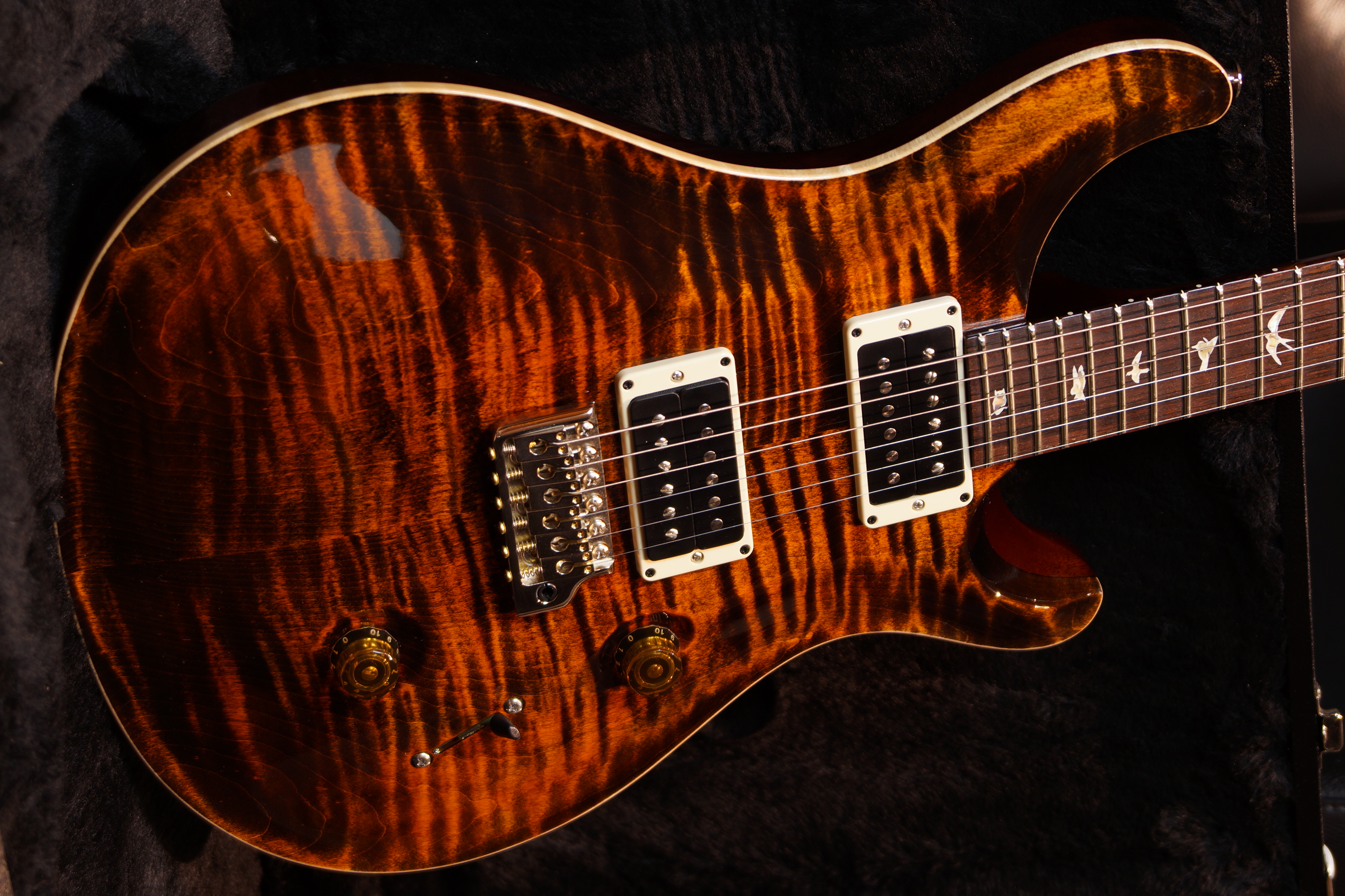 PRS Custom 24 Thin Gen III 85/15 Orange Tiger