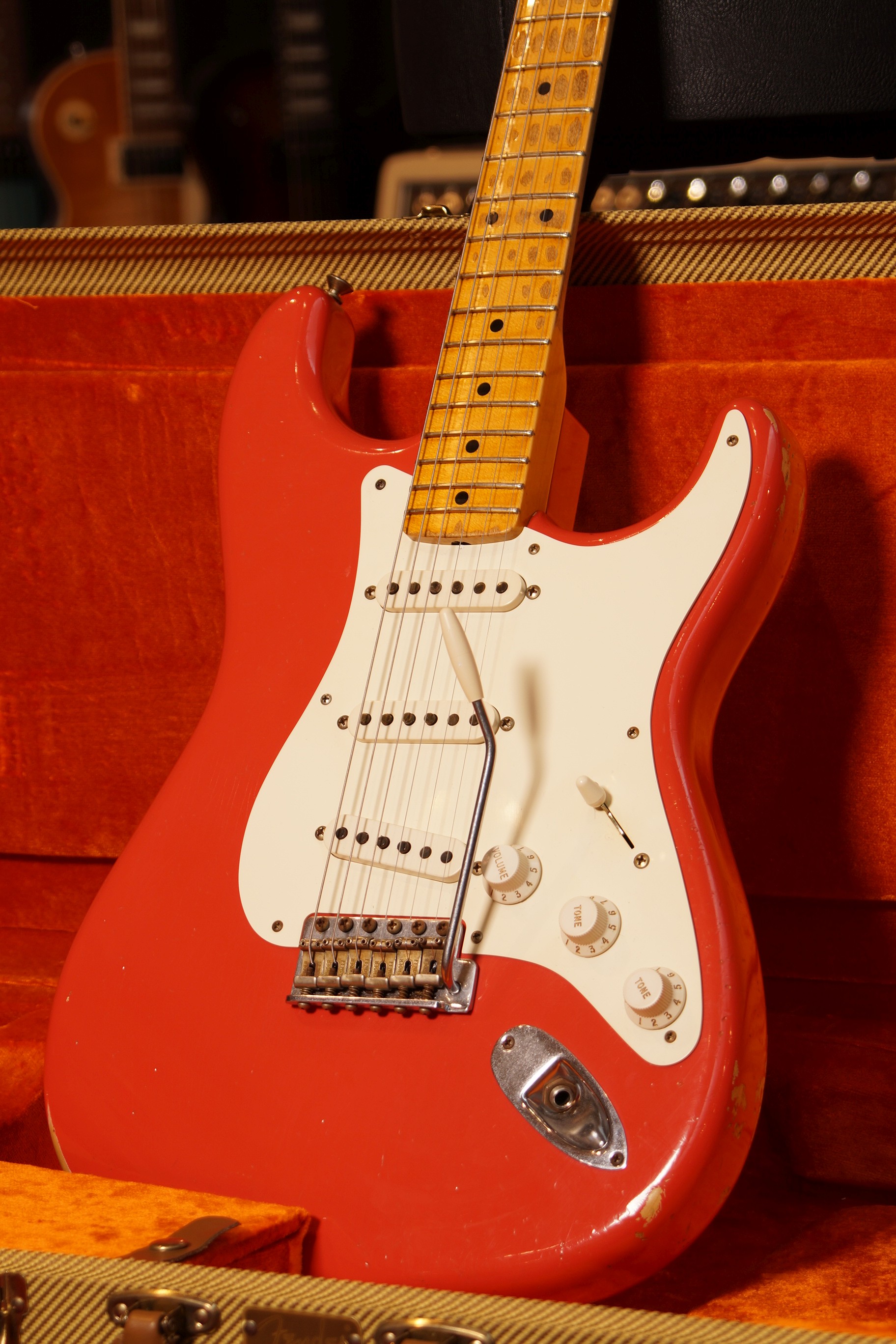 Fender Custom Shop Stratocaster 1956 Fiesta Red Relic BJ.2013 Gebraucht