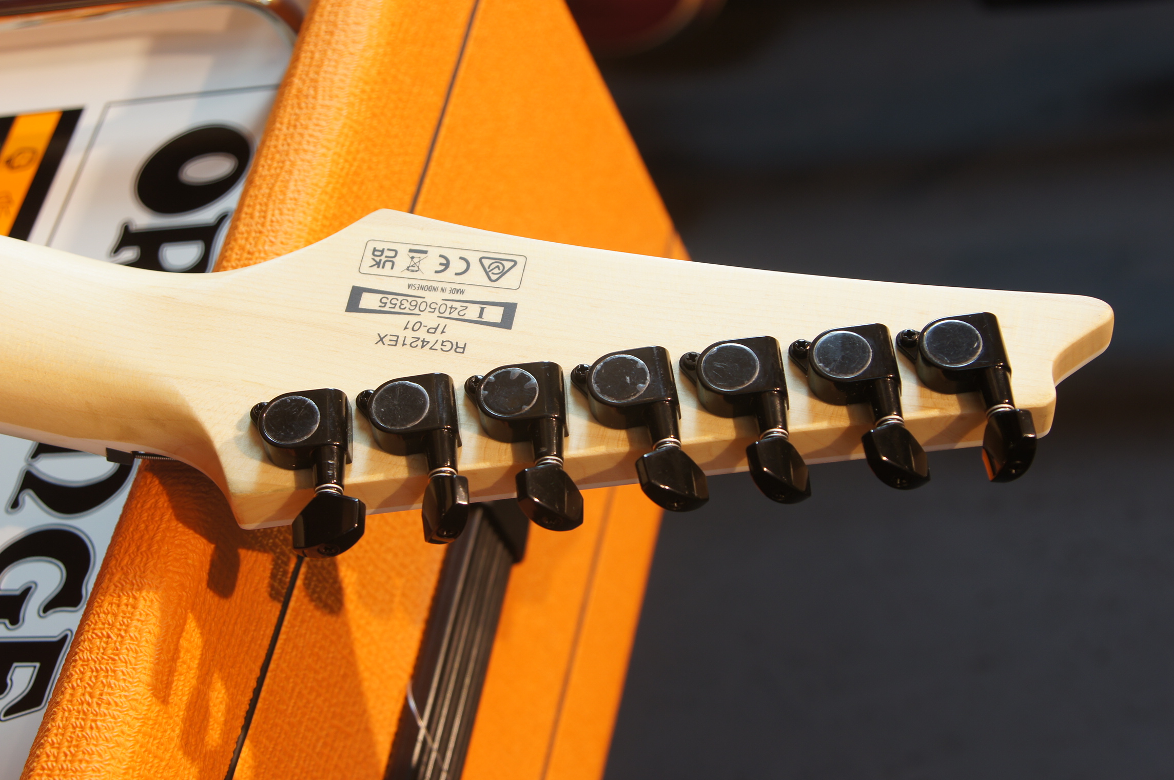 IBANEZ RG 7-Str Black Flat - B-Stock